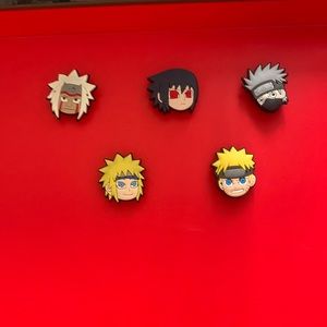 Naruto croc charms